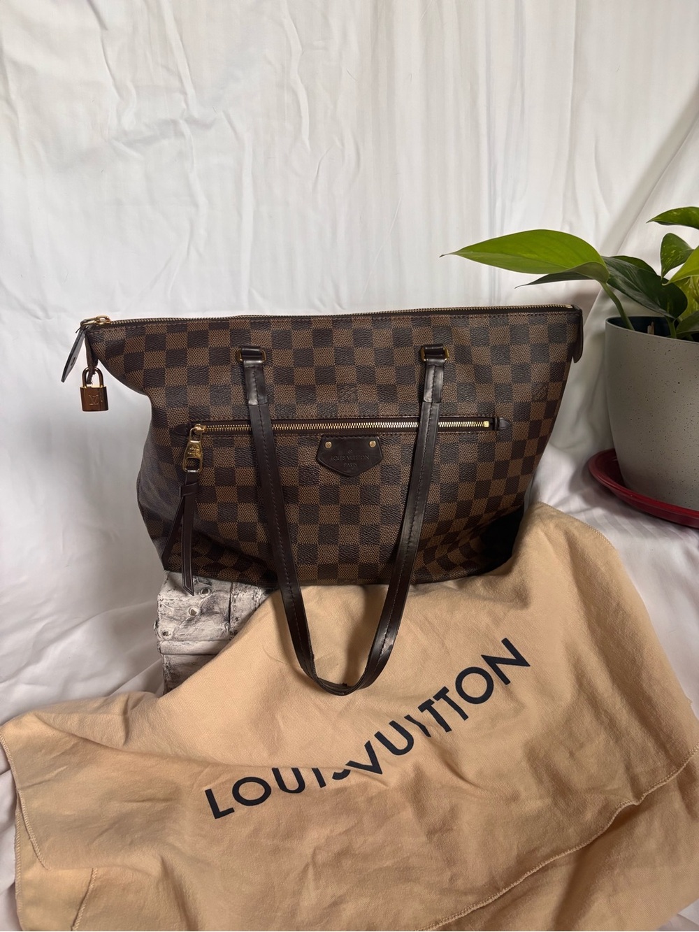 Louis Vuitton Damier Jena Canvas Tote